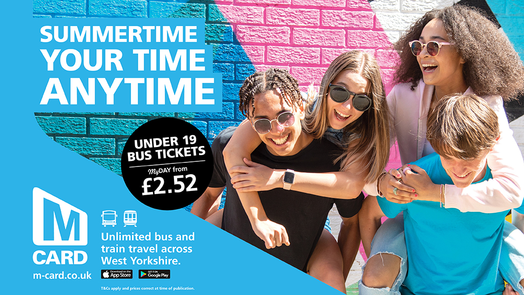 Summertime, your time, anytime. Under 19 MyDay bus tickets from £2.52.